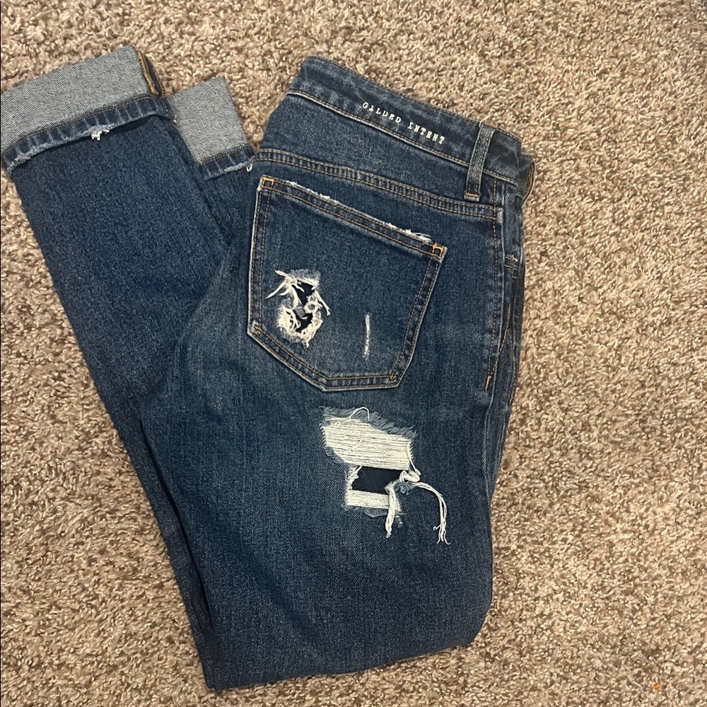 Gilded Intent Blue Ankle & Cropped Jeans